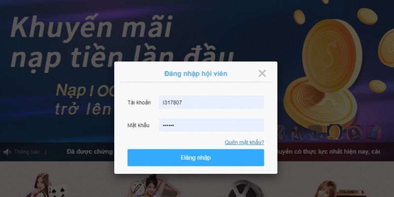 Các bước thực hiện đăng nhập Kubet